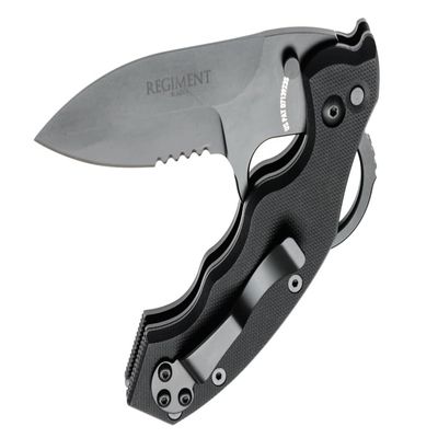 Regiment Blades Auto Lock Folder, Black