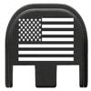 NDZ Performance Aluminum Slide Cover Plate for Glock Gen 5 17 19 19X 22 23 26 27 29 30 34 45 47in 9mm 10mm .40 - Black, U.S. Flag view 2