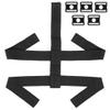 TronX Hockey Goalie Mask Harness w/Clips (Black) view 1