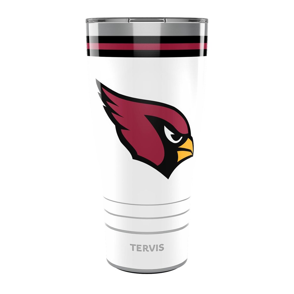 Tervis Traveler NFL Arizona Cardinals - Arctic Triple Walled Insulated Tumbler Travel Cup Keeps Drinks Cold & Hot, 30oz, Stainless Steel