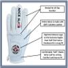 Nice Slice Funny Golf Glove - Premium 100% Cabretta Leather ShockerGolf Attire and Essentials for Men, Fun Golfer Gag Gift, Adult Right or Left Hand, Small to XXL Sizes Ball Cart view 2