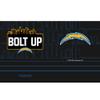 Tervis Traveler NFL Los Angeles Chargers - Slogan Triple Insulated Tumbler Travel Cup Keeps Drinks Cold & Hot, 20oz, Stainless Steel view 2