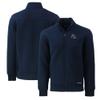 Cutter & Buck Men's Navy Denver Broncos Helmet Roam Eco Recycled Full-Zip Jacket