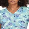 KOI Basics Leslie Top 384PR Spring Butterfly 2XL view 3