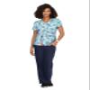 KOI Basics Leslie Top 384PR Spring Butterfly 2XL view 4