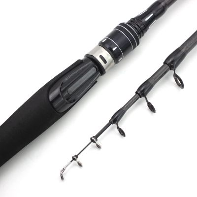 CHICKEN Fishing Fishing Rod Ultra Light Telescopic Fishing Rod Spinning Rod Lure Weight 1-5g Children Beginners Catch Small Fish Pole Fishing Gear (Size : Spinning_150cm)