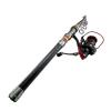 Fishing Fishing Reel Kit 1.8-3.6M Telescopic Fishing Rod and Spinning Fishing Reel Fishing Set Carp Fishing Rod Reel Kit Fishing Gear (Size : A_2.4M+DK3000) view 1