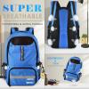 BROTOU Premium Soccer Bag, Basketball Backpack with Separate Cleat and Ball Compartment, Backpack for Rugby & Football & Volleyball & Handball (Light Blue) view 4