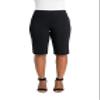 Briggs New York Women's Pull On Lace Up Hem Skimmer, Black, 16 view 1