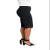 Briggs New York Women's Pull On Lace Up Hem Skimmer, Black, 16 view 3