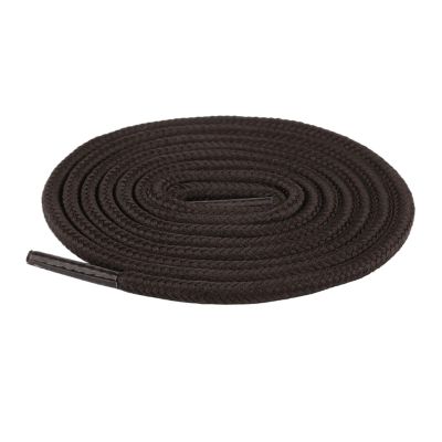 1Pair Round Shoelaces Polyester Solid Boot Shoelace Casual Sports Boots Shoes Lace 80cm/120cm/150cm (Color : Coffee, Size : 150cm)