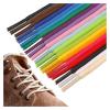 1Pair Round Shoelaces Polyester Solid Boot Shoelace Casual Sports Boots Shoes Lace 80cm/120cm/150cm (Color : Coffee, Size : 150cm) view 2