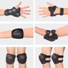 Banzk Kids/Youth Knee Pad Elbow Pads Guards Protective Gear Set for Children 3-14 Years Skateboard Roller Skating Skiing Rollerblading Cycling BMX Biking Running Scooter view 3