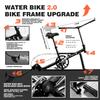 OTELETE Water Bikes 2.0 Inflatable Water Bikes for Lake Inflatable Floating Water Bicycle Enjoy Fun Water Sports,Color Dark Orange+Mat view 3