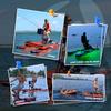 OTELETE Water Bikes 2.0 Inflatable Water Bikes for Lake Inflatable Floating Water Bicycle Enjoy Fun Water Sports,Color Dark Orange+Mat view 4
