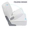 YACHARIES Marine Folding Seat Folding Seat Low/High Back Fold-Down Captain Chair for Fishing Boat Sightseeing Boat Speedboat Canoe Boat Seat(Beige, 1) view 2