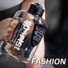 AHDFY 2 Litre Water Bottle, BPA Free, Large Capacity Water Jug, Leakproof, Motivational Water Bottle with Straw and Handle for Fitness and Gym view 3