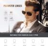 Eiuizah Polarized Aviator Sunglasses for Men Women, Driving Mens Sun Glasses with UV Protection for Fishing Golf view 2