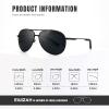Eiuizah Polarized Aviator Sunglasses for Men Women, Driving Mens Sun Glasses with UV Protection for Fishing Golf view 3