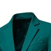 Men's Solid Color Velvet Blazer Casual Notch Lapel Slim Fit Suit Jacket Sport Coats for Wedding Dinner Party (Green,Large) view 4