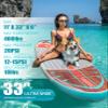Dixero Inflatable Stand Up Paddle Board with SUP Accessories, Anti-Slip EVA Deck, 11'*33" Inflatable Paddle Boards for Adults & Youth of All Skill Levels view 2