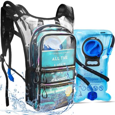 CITCAR Hydration Pack, Water Backpack with 3L Hydration Bladder Lightweight Insulation, Festival Essential, Rave Hydration Backpack, Hydropack Backpack for Rave, Hiking, Biking, Festival Gear