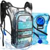 CITCAR Hydration Pack, Water Backpack with 3L Hydration Bladder Lightweight Insulation, Festival Essential, Rave Hydration Backpack, Hydropack Backpack for Rave, Hiking, Biking, Festival Gear view 1