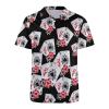 Playing Poker Cards Women's Sport Shirt Short Sleeve Golf T-Shirt Tennis Quick Dry Casual Tops Print Work Shirt view 3