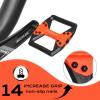 BUCKLOS Mountain Bike MTB Flat Wide Platform Pedals - Bicycle Large Nylon Road BikeNon-Slip Pedal for Ebike/Gravel/Hybrid/Folding Bike 9/16" view 3