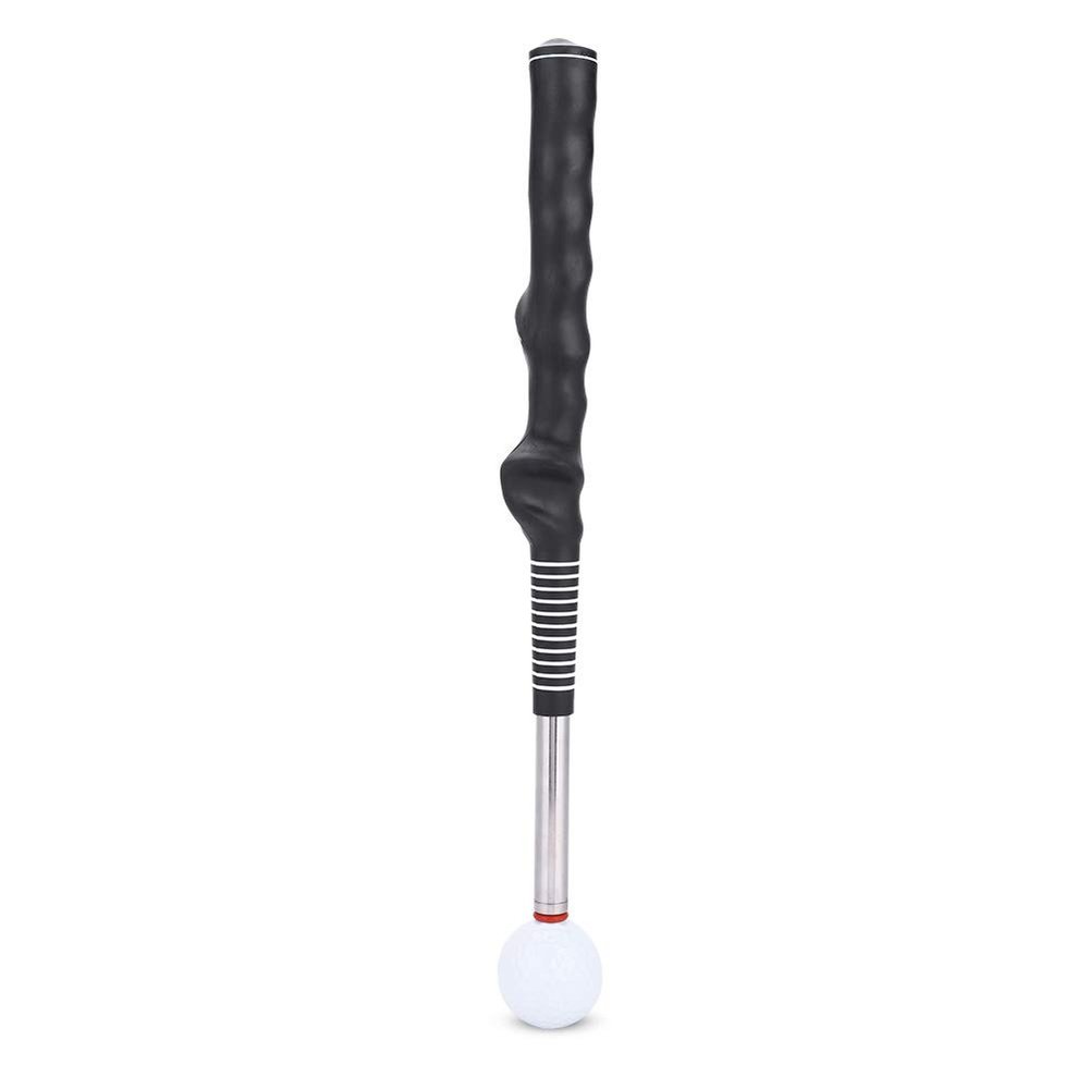 Leapiture Golf Swing Trainer Stick Golf Training Aid Stick Metal Golf Swing Grip Trainer Golf Swing Practice Rod Telescopic Golf Swing Stick for Beginner Indoor