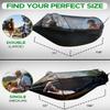 Sunyear Camping Hammock with Net - Double&Single Hammock with House-Like Net- Easy Setup & Pack, Lightweight & Portable, Perfect for Hiking, Backpacking, Outdoor Sleeping view 4