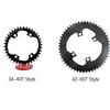 DJC Stone Chainring 107BCD for Sram Rival Crankset Round 107 Bcd Road Bike 34 36 40 42 44 46 48 50 52 54 56 58 60T AXS Flattop view 2