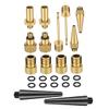 HANABASS 2sets Bike Valve Adapter Pump Needle Nozzle Converter for Inflating Sports Equipment Toys and Tires Accessories Organizer Box view 2