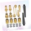 HANABASS 2sets Bike Valve Adapter Pump Needle Nozzle Converter for Inflating Sports Equipment Toys and Tires Accessories Organizer Box view 3