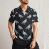Cute Cartoon Pigeon Birds Mens Golf Polo Shirts Classic Fit Short Sleeve T-Shirt Printed Casual Sportswear Top 3XL view 2