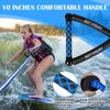 SETYPARY 25ft Wakesurf Rope and Handle, Floating Wake Surf Tow Rope, Removeable 6 Section (Blue & White) view 3