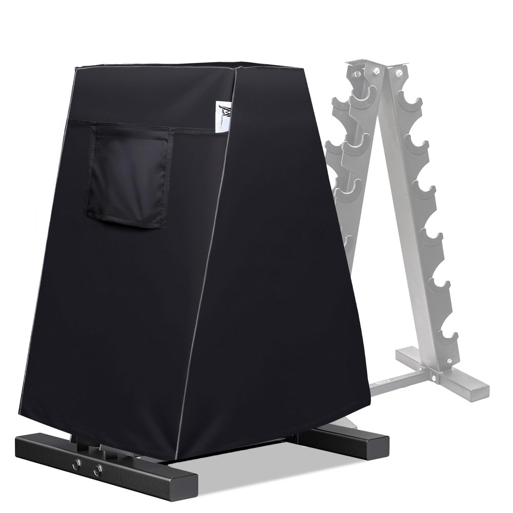 Ddeman Dumbbell Rack Cover, A-Frame Dumbbell Rack Cover, for Home Gym Compact CPA Triangle Dumbbell Racks, A-Frame 6-Storey Dumbbell Racks, Dumbbell A-Rack Cover (cover only) (30 X 18 X 37.8)