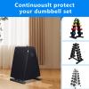 Ddeman Dumbbell Rack Cover, A-Frame Dumbbell Rack Cover, for Home Gym Compact CPA Triangle Dumbbell Racks, A-Frame 6-Storey Dumbbell Racks, Dumbbell A-Rack Cover (cover only) (30 X 18 X 37.8) view 2
