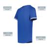 Augusta Sportswear Boy's Cutter+ Henley Jersey Royal/White XL view 4