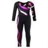 Moily Kids Girls Gymnastics Dance Workout Outfits 2 Piece Long Sleeve Leotard with Leggings Full Body Unitard G#Black25 8 Years view 4