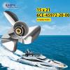VIF Jason Marine OEM Upgrade Stainless Steel Boat Propeller Compatible with Yamaha 150hp 175hp 200hp 220hp 225hp 250hp F150 F175 F200 F225 Outboard Engines,15 Spline Tooth (Right-Hand, 15 x 21) view 4
