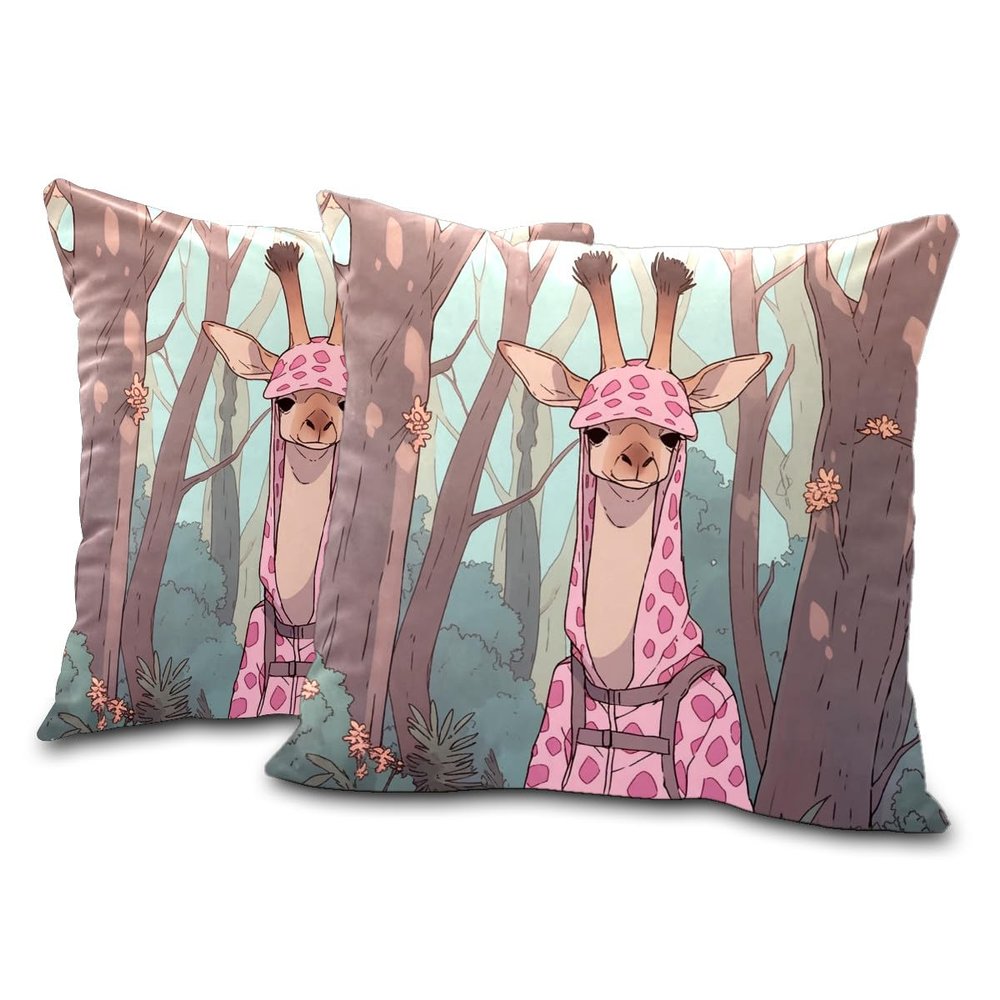 AQUNNEW Deluxe Lint Throw Pillow Covers Deer Double Sided and Ultra Soft Transform Your Home with Our Elegant and Comfortable Design Perfect for Enhancing All Season Decor