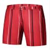 Lars Amadeus Red Striped Dress Shorts for Men's Regular Fit Lightweight Business Chino Short Pants 36 view 1