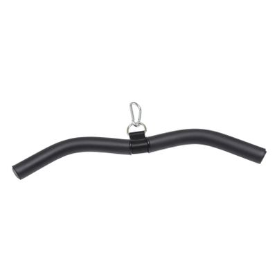Yardwe 1 Set Steel Fitness Bar Arm Biceps Triceps Muscle Trainer Bicep Curl Bar Home Gym Accessory Sturdy Steel Constructi