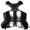 Medieval Steel Blackened Georg Breastplate with Gorget Knight Armor Warrior Body Breastplate Halloween Costume