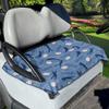 FUIALDOLG Golf Cart Seat Cover, Blue, Polyester, Universal Fit, Golf Cart view 1