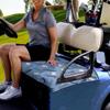 FUIALDOLG Golf Cart Seat Cover, Blue, Polyester, Universal Fit, Golf Cart view 3