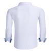 Alex Vando Mens Rayon Dress Shirts Wrinkle Free Regular Fit Stretch Button Down Shirt,Blue/White,M view 4