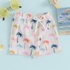 Toddler Baby Boy Girl Swimsuit Infant Swim Trunks Beachwear Kids Bathing Suit Elastic Waist Swimming Shorts Swimwear (Colorful Tree, 3-4 Years) view 3