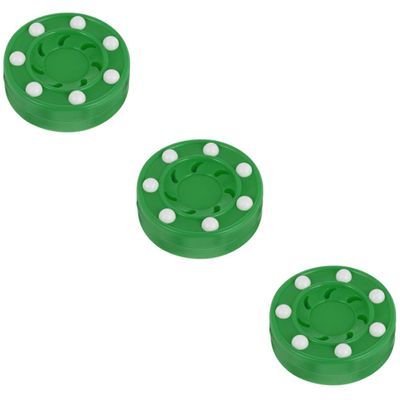 Yardwe 3pcs Indoor Hockey Pucks Roller Hockey Game Puck for Men Women International Standard Material